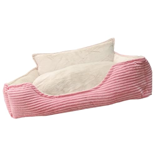 Itkcozcg Abnehmbares, waschbares Hundebett, schöne Katzen-Couch, flauschig, beruhigt, weiches Couchbett für Wärme und Erholung Itkcozcg Abnehmbares, waschbares Hundebett, schöne Katzen-Couch, flauschig, beruhigt, weiches Couchbett für Wärme und Erholung von Itkcozcg