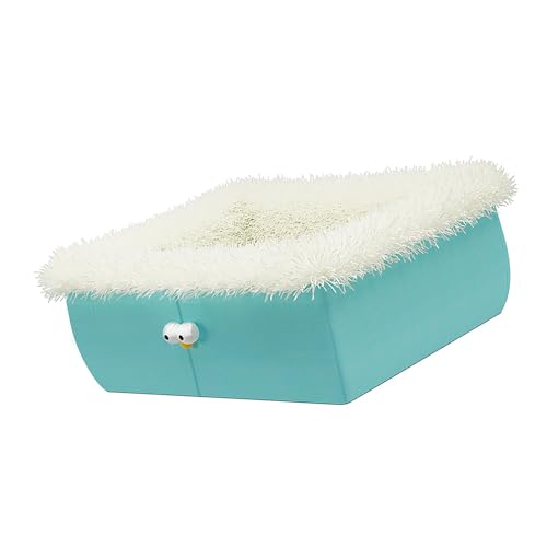 Itkcozcg Haustierbett mit abnehmbarem Kissen, weiches Nest, schönes dickes langhaariges Bett, Hundesofa, abnehmbares Kissennest Itkcozcg Haustierbett mit abnehmbarem Kissen, weiches Nest, schönes dickes langhaariges Bett, Hundesofa, abnehmbares Kissennest von Itkcozcg