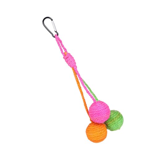 Itkcozcg Interaktives Katzen-Sisalseil-Kugel Spielzeug Kratz- und Kauspaß, Indoor-Spielspielzeug, Sisal-Kratzkugel-Spielzeug Itkcozcg Interaktives Katzen-Sisalseil-Kugel Spielzeug Kratz- und Kauspaß, Indoor-Spielspielzeug, Sisal-Kratzkugel-Spielzeug von Itkcozcg