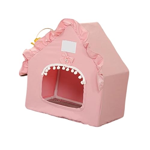 Itkcozcg Kaninchen-Zeltbett, bequem, waschbar, Höhle, Kleintiernest für Haustiere, sicher, entspannendes Zuhause von Itkcozcg