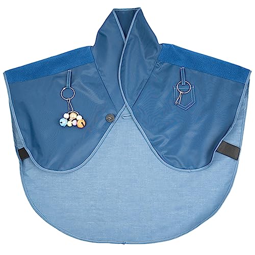 Itkcozcg Kratzfester Schulterschutz für Papageien, für Vogelkote, Schalschutz mit kleiner Glocke, Spielzeug für kleine und große Vögel Itkcozcg Kratzfester Schulterschutz für Papageien, für Vogelkote, Schalschutz mit kleiner Glocke, Spielzeug für kleine und große Vögel von Itkcozcg