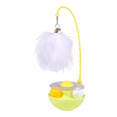 Itkcozcg Tumblers Zauberstab, Katzenspielzeug, lustiges Teasing, abnehmbar, lustiges Übungsspielzeug für Katzen mit abnehmbarem Wackelstab Itkcozcg Tumblers Zauberstab, Katzenspielzeug, lustiges Teasing, abnehmbar, lustiges Übungsspielzeug für Katzen mit abnehmbarem Wackelstab von Itkcozcg