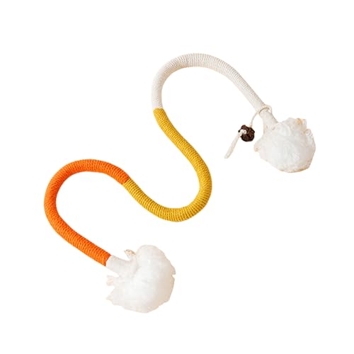 Itkcozcg Verspieltes Baumwollseil für Katzen, Teasing Seil, Spielzeug, Indoor-Übung, Kauspielzeug, Jagd, Zahnen, Katzen, Teasing Rope Supply Itkcozcg Verspieltes Baumwollseil für Katzen, Teasing Seil, Spielzeug, Indoor-Übung, Kauspielzeug, Jagd, Zahnen, Katzen, Teasing Rope Supply von Itkcozcg