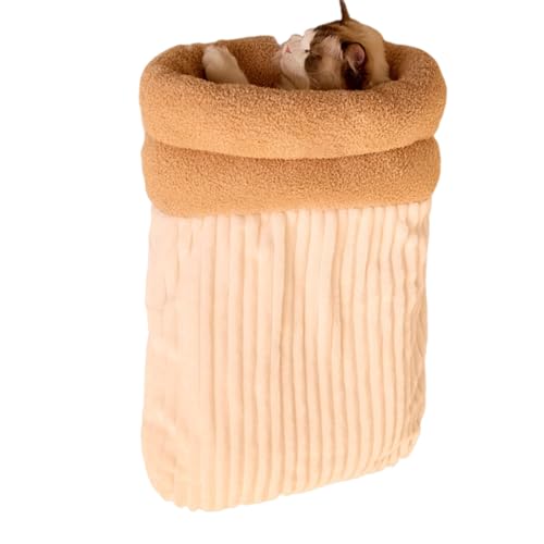 Itkcozcg Warmer Winterschlafsack für Katzen, großes Haustierbett, Höhle für Innenwärme, bequemer Katzen-Ruhesack mit dicken Einsätzen Itkcozcg Warmer Winterschlafsack für Katzen, großes Haustierbett, Höhle für Innenwärme, bequemer Katzen-Ruhesack mit dicken Einsätzen von Itkcozcg