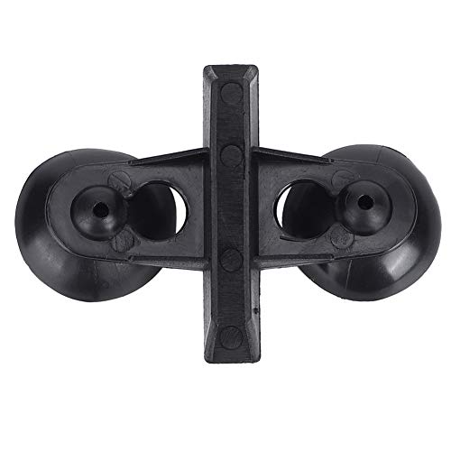 Itonash 40pcs PVC Weiße Schwarze Aquariumtrennung, Tankteilerunterstützung für Fische mit Starken Saugnäpfeln und Zähigkeit, Bequeme Installation und Verwendung (Schwarz) von Itonash