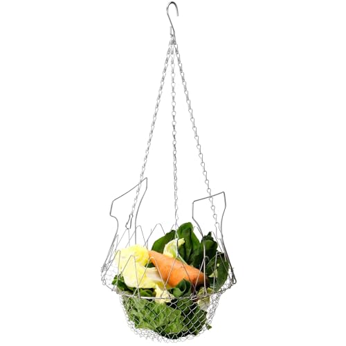 Daran befestigt sind kühnekörbe aus Edelstahl, 9-Zoll Obst - und gemüsesahnen, sowie EIN haltbares Gitter, das die Form verändert und leicht zu reinigen ist, Hanging Chicken Feeder Accessories Daran befestigt sind kühnekörbe aus Edelstahl, 9-Zoll Obst - und gemüsesahnen, sowie EIN haltbares Gitter, das die Form verändert und leicht zu reinigen ist, Hanging Chicken Feeder Accessories von Itoyx