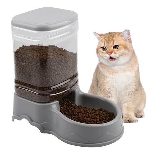 Automatische Katzenfutterer 3.5L Leckfeste Katzen -Lebensmittel -Spender automatischer Haustierfutter für kleine mittelgroße Haustiere Vorräte von Ixppidxi