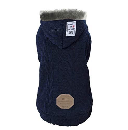 Hunde Pullover Hunde Kleidung Hoodie Wollpullover mit Mütze Winter Warmer Rollkragen Pullover Fleecemantel für Kleine Hunde Mittelgroße Hunde Katze Hunde Pullover Hunde Kleidung Hoodie Wollpullover mit Mütze Winter Warmer Rollkragen Pullover Fleecemantel für Kleine Hunde Mittelgroße Hunde Katze von Izefia