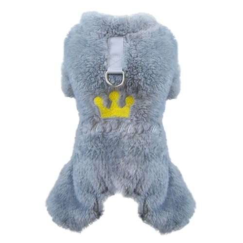 Izefia Hund Pullover Kleidung Fleece Wolle Pullover Winter Warmes Sweatshirt 4-Beine Jumpsuit Pyjamas Krone Prinzessin Pullover für Kleine Hund Mittlere Katze Izefia Hund Pullover Kleidung Fleece Wolle Pullover Winter Warmes Sweatshirt 4-Beine Jumpsuit Pyjamas Krone Prinzessin Pullover für Kleine Hund Mittlere Katze von Izefia
