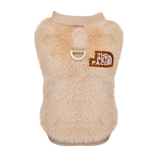 Izefia Hund Pullover Kleidung Fleece Wolle Winter Warm Schweiß Hemd Weicher Pyjama Trendy Haustier Gesicht Muster Weste Pullover für Kleinen Hund Mittlere Katze von Izefia