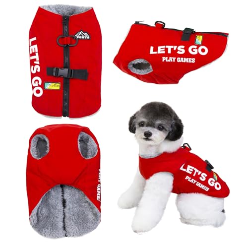 Izefia Hundemantel Haustierbekleidung Kaltwetter Mäntel Outdoor Sportjacke Fleece Futter Warmer Pullover Winter Dicke Kleidung Los Geht's Bergsteigerweste Mantel für Kleinen Hund Medium Katze Izefia Hundemantel Haustierbekleidung Kaltwetter Mäntel Outdoor Sportjacke Fleece Futter Warmer Pullover Winter Dicke Kleidung Los Geht's Bergsteigerweste Mantel für Kleinen Hund Medium Katze von Izefia