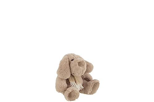 J-Line Hund+Schal Sitzen Textil Beige Small J-Line Hund+Schal Sitzen Textil Beige Small von J-Line