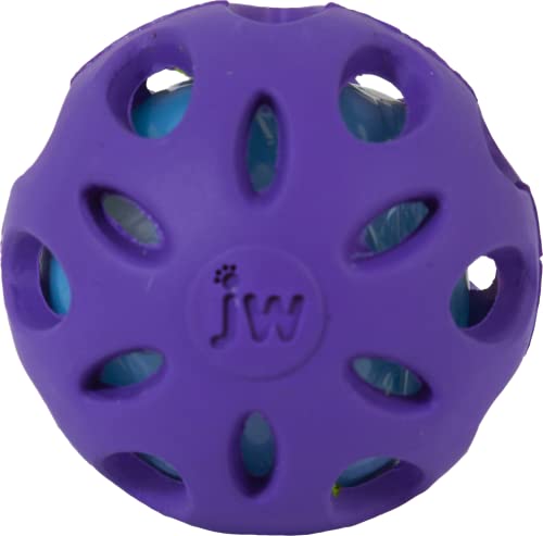 J.W. JW - Crackle Heads - Origineller Ball für Welpen und kleine Hunde - Ideal für die Förderung der Bindung zwischen Hund und Besitzer - Perfekt für Apportierspiele - Small Size - Größe 5 x 5 x 5 cm von JW