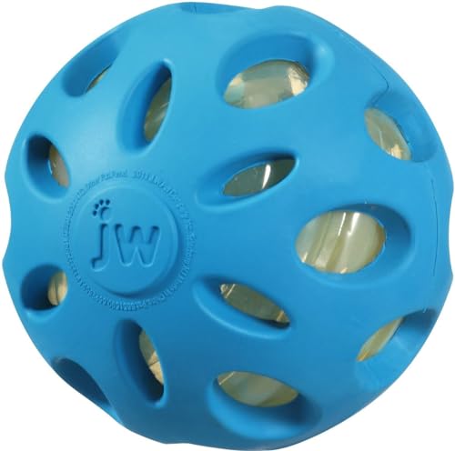 J.W. JW - Crackle Heads - Origineller Ball für Welpen und kleine Hunde - Ideal für die Förderung der Bindung zwischen Hund und Besitzer - Perfekt für Apportierspiele - Small Size - Größe 5 x 5 x 5 cm von J.W.
