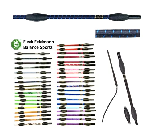 JA Horse Fleck Feldmann Balance Sports Dressurgerte Gerte Reitgerte (100 cm, dunkelblau-Royalblau) von JA Horse