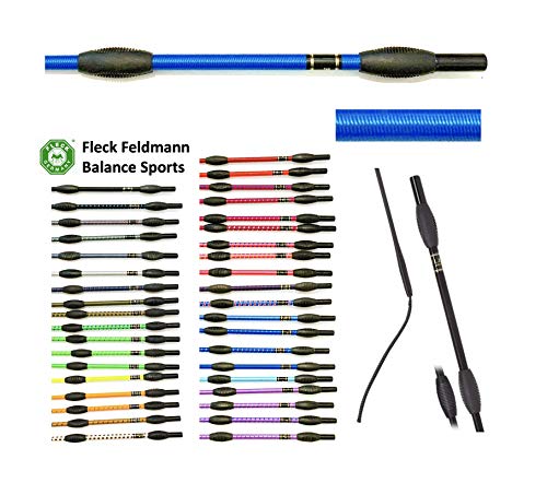 JA Horse Fleck Feldmann Balance Sports Dressurgerte Gerte Reitgerte (120 cm, Royalblau) von JA Horse