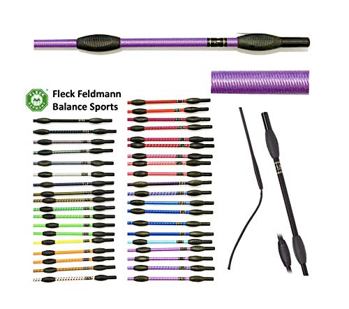 JA Horse Fleck Feldmann Balance Sports Dressurgerte Gerte Reitgerte (120 cm, lila Lavender) von JA Horse