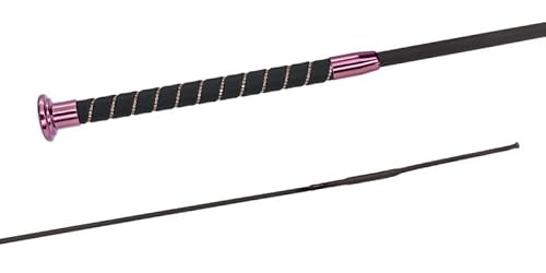 JA Horse Fleck SilkTouch Crystal Reitgerte Pferd Reiten Gerte Dressur Dressurgerte Kristall (pink Kristall, 120 cm) von JA Horse