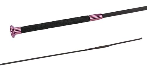 JA Horse Fleck SilkTouch Premium Reitgerte Pferd Dressur Reiten Gerte Dressurgerte Ultrasoft Griff (pink, 120 cm) von JA Horse