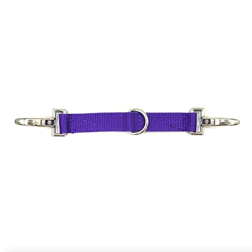 JA Horse Longierbrille gleichmäßigere beidseitige mit Gute Qualität D-Ring und Karabinerhaken (D-Ring Lila) von JA Horse