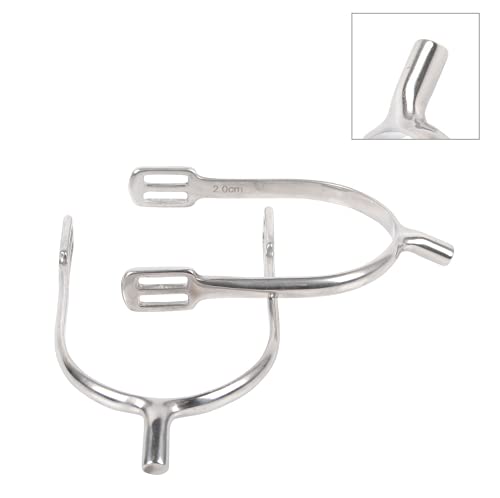 JA Horse Reitsporen Pferde Reiten Sporen aus hochwertiger Edelstahl, langlebig, rostfrei (Herren 40 mm, Stab) von JA Horse