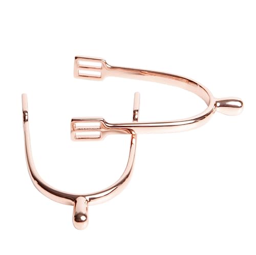Reitsporen Reiten Sporen hochwertiger Edelstahl Radsporen Sonnenradsporen Kugelsporen Ballsporen Schwanenhalssporen Hammersporen Knopfsporen Riffelsporen Stecksporen (Damen 20, Kugelsporen Rosegold) Reitsporen Reiten Sporen hochwertiger Edelstahl Radsporen Sonnenradsporen Kugelsporen Ballsporen Schwanenhalssporen Hammersporen Knopfsporen Riffelsporen Stecksporen (Damen 20, Kugelsporen Rosegold) von JA Horse