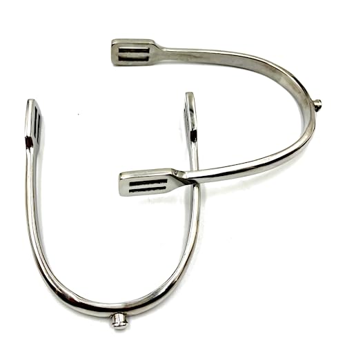 JA Horse Reitsporen Reiten Sporen hochwertiger Edelstahl Radsporen Sonnenradsporen Kugelsporen Ballsporen Schwanenhalssporen Hammersporen Knopfsporen Riffelsporen Stecksporen (Unisex 5, Knopfsporen) JA Horse Reitsporen Reiten Sporen hochwertiger Edelstahl Radsporen Sonnenradsporen Kugelsporen Ballsporen Schwanenhalssporen Hammersporen Knopfsporen Riffelsporen Stecksporen (Unisex 5, Knopfsporen) von JA Horse