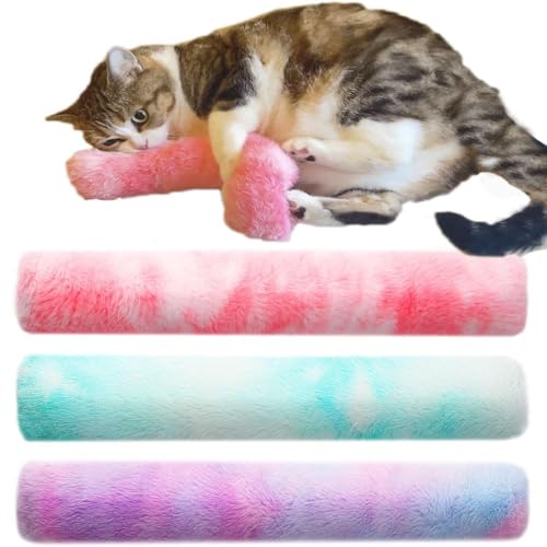 JABALUX 3 Stück Katzenspielzeug Katzenminze-Spielzeug Katzenkissen, weiches und langlebiges Spielzeug für Katzen, interaktives Katzen-Kicker Indoor JABALUX 3 Stück Katzenspielzeug Katzenminze-Spielzeug Katzenkissen, weiches und langlebiges Spielzeug für Katzen, interaktives Katzen-Kicker Indoor von JABALUX