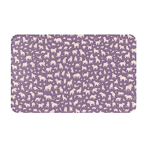 Fußmatte mit Hundemuster, für drinnen und draußen, strapazierfähige Willkommensmatte, rutschfeste Teppiche für den Eingangsbereich, 49,5 x 80 cm Fußmatte mit Hundemuster, für drinnen und draußen, strapazierfähige Willkommensmatte, rutschfeste Teppiche für den Eingangsbereich, 49,5 x 80 cm von JABNOW