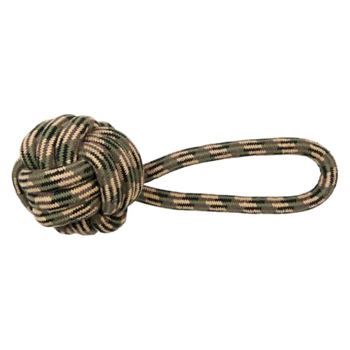 JACK AND VANILLA Camouflage-Seilball für Hunde, langlebig und widerstandsfähig, ideal zum Spielen und Training, mit praktischer Schnalle, 34 cm, grün/braun, Tarnmuster JACK AND VANILLA Camouflage-Seilball für Hunde, langlebig und widerstandsfähig, ideal zum Spielen und Training, mit praktischer Schnalle, 34 cm, grün/braun, Tarnmuster von JACK AND VANILLA