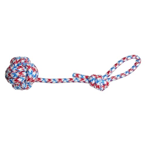 JACK AND VANILLA, Ball aus Seil mit Schnalle für Hunde, langlebig und leicht, ideal für Spiele im Innen- und Außenbereich, Durchmesser 53 cm, Gewicht 255 – 265 g, Farbe Nicht spezifiziert, Modell JACK AND VANILLA, Ball aus Seil mit Schnalle für Hunde, langlebig und leicht, ideal für Spiele im Innen- und Außenbereich, Durchmesser 53 cm, Gewicht 255 – 265 g, Farbe Nicht spezifiziert, Modell von JACK AND VANILLA