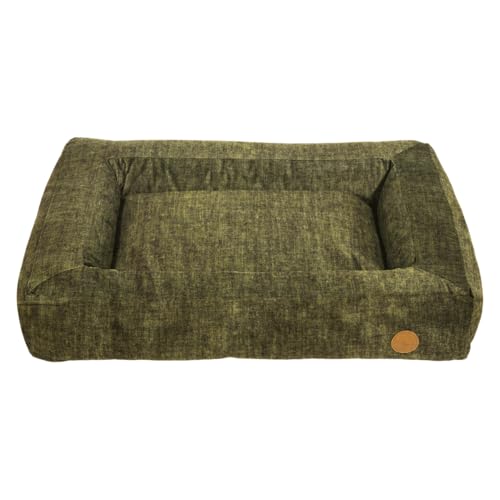 JACK AND VANILLA, Bequemes Bett für Hunde und Katzen, Elegantes Design, herausnehmbares und waschbares Futter, Kratzfest, Maße 70 x 100 x 19 cm, grüne Farbe JACK AND VANILLA, Bequemes Bett für Hunde und Katzen, Elegantes Design, herausnehmbares und waschbares Futter, Kratzfest, Maße 70 x 100 x 19 cm, grüne Farbe von JACK AND VANILLA