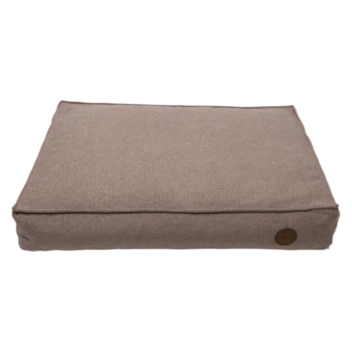 JACK AND VANILLA, Bequemes Hundebett aus Schaumstoff, Elegantes rosa Design, leicht zu reinigen, Maße 100 x 70 x 15 cm, perfekt für alle Größen und Rassen, Zeitloses Hampton-Modell von JACK AND VANILLA