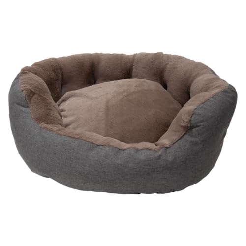 JACK AND VANILLA, Bequemes Sofa für Tiere, modernes und langlebiges Design, leicht zu reinigen, mit abnehmbarem Bezug, Maße 65 x 50 x 28 cm, dunkelgraue Farbe JACK AND VANILLA, Bequemes Sofa für Tiere, modernes und langlebiges Design, leicht zu reinigen, mit abnehmbarem Bezug, Maße 65 x 50 x 28 cm, dunkelgraue Farbe von JACK AND VANILLA