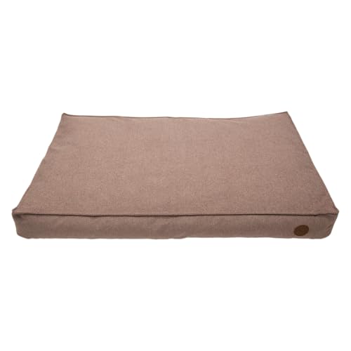 JACK AND VANILLA, Bequemes und Elegantes Hundebett, Schaumstoffpolsterung, modernes Design, pflegeleicht, ideal für große Hunde, 120 x 80 x 15 cm, rosa, Timeless Hampton-Modell von JACK AND VANILLA