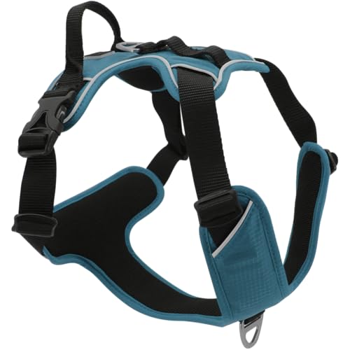 JACK AND VANILLA, bequemes und sicheres Geschirr für Haustiere, individuelle Passform, ergonomisches Design, einfach zu bedienen, Größe XL, Blau, Expeditionsmodell JACK AND VANILLA, bequemes und sicheres Geschirr für Haustiere, individuelle Passform, ergonomisches Design, einfach zu bedienen, Größe XL, Blau, Expeditionsmodell von JACK AND VANILLA