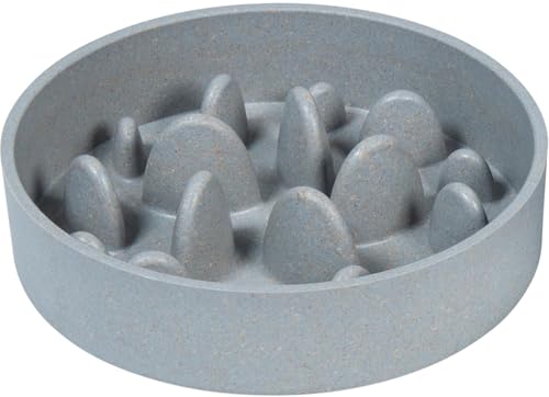 JACK AND VANILLA, Bon Appe Futternapf aus strapazierfähigem Kunststoff, modernes Design, rutschfest, ideal für kleine und mittelgroße Rassen, 14 x 4 cm, Blau JACK AND VANILLA, Bon Appe Futternapf aus strapazierfähigem Kunststoff, modernes Design, rutschfest, ideal für kleine und mittelgroße Rassen, 14 x 4 cm, Blau von JACK AND VANILLA