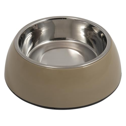 JACK AND VANILLA, Eleganter, Rutschfester Edelstahlnapf, für kleine Hunde und Katzen, Fassungsvermögen 480 ml, Maße Ø17,6 x 6,1 cm, leicht zu reinigen und langlebig, Modell „Guten Appetit“. JACK AND VANILLA, Eleganter, Rutschfester Edelstahlnapf, für kleine Hunde und Katzen, Fassungsvermögen 480 ml, Maße Ø17,6 x 6,1 cm, leicht zu reinigen und langlebig, Modell „Guten Appetit“. von JACK AND VANILLA