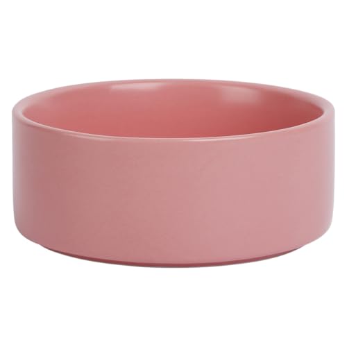 JACK AND VANILLA, eleganter und moderner Keramiknapf für Hunde, 1800 ml Fassungsvermögen, rutschfest, leicht zu reinigen, rosa Farbe, ideal für eine gemütliche Mahlzeit, Modell Bon Appetit von JACK AND VANILLA