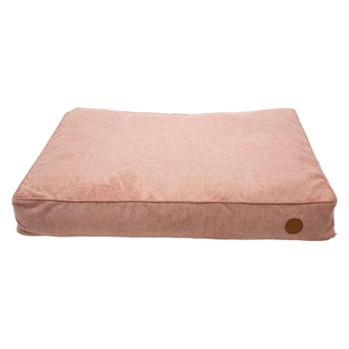 JACK AND VANILLA, Elegantes und bequemes Hundebett, modernes Design, herausnehmbares und waschbares Futter, langlebig, für alle Rassen geeignet, Maße 100 x 70 cm, rosa Farbe, Zeitloses Riga-Modell von JACK AND VANILLA