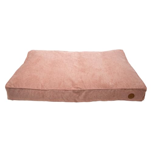 JACK AND VANILLA, Elegantes und modernes Hundebett, bequem und langlebig, herausnehmbares und waschbares Futter, ideal für große Hunde, Maße 120 x 80 cm, rosa Farbe, Zeitloses Modell von JACK AND VANILLA