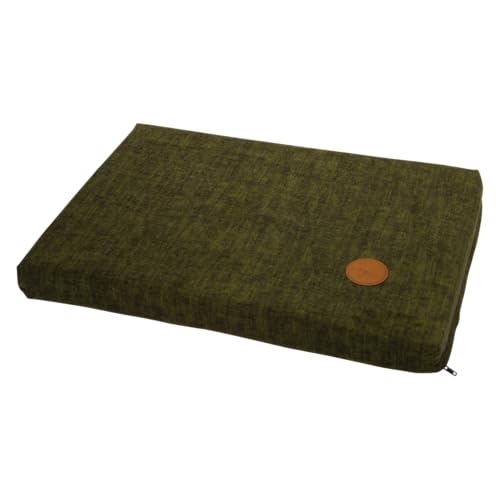 JACK AND VANILLA, Ergonomische Käfigmatratze aus strapazierfähigem Schaumstoff für Tiere, Abnehmbarer und waschbarer Bezug, modernes Design, Maße 45 x 73 cm, grüne Farbe, Zeitloses Manchester-Modell JACK AND VANILLA, Ergonomische Käfigmatratze aus strapazierfähigem Schaumstoff für Tiere, Abnehmbarer und waschbarer Bezug, modernes Design, Maße 45 x 73 cm, grüne Farbe, Zeitloses Manchester-Modell von JACK AND VANILLA