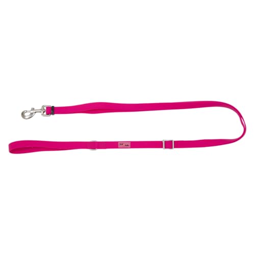 JACK AND VANILLA, Ergonomisch verstellbare Leine für Hunde, Sicherheitskarabiner, fuchsianes Design, optimaler Komfort beim Spazierengehen, Einheitsgröße (U), fuchsiane, Modell Sport Expedition von JACK AND VANILLA