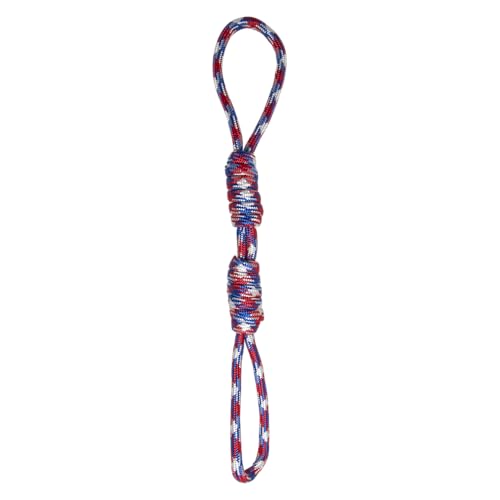 JACK AND VANILLA Ergonomischer Kauknoten mit 2 Schnallen für Hunde, langlebig und ungiftig, 49 cm, 65–75 g, ideal für interaktive Spiele, Keine Angabe, Borabora-Modell von JACK AND VANILLA