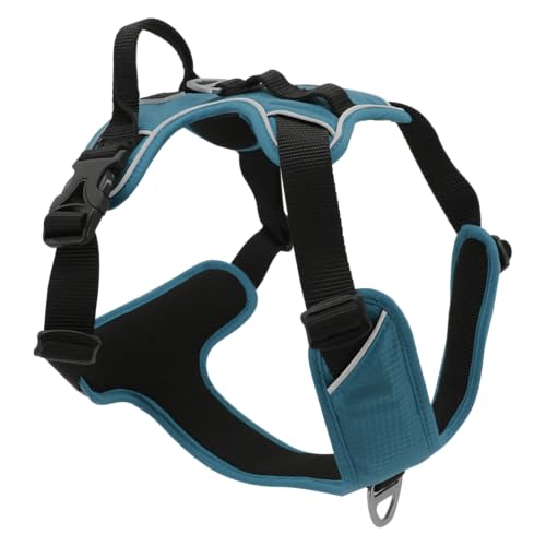 JACK AND VANILLA, Ergonomisches Hundegeschirr, optimaler Komfort, verstärkte Sicherheit, individuelle Passform, einfach zu bedienen, Größe S, Blaue Farbe, Expeditionsmodell JACK AND VANILLA, Ergonomisches Hundegeschirr, optimaler Komfort, verstärkte Sicherheit, individuelle Passform, einfach zu bedienen, Größe S, Blaue Farbe, Expeditionsmodell von JACK AND VANILLA