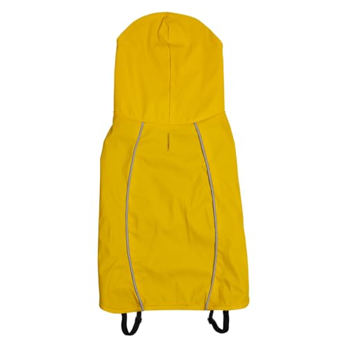 JACK AND VANILLA, wasserdichte Jacke mit Verstellbarer Kapuze, helles Design für Outdoor-Aktivitäten, Leichter Komfort, Größe M, Gelb, ideal zum Angeln, Fischermodell von JACK AND VANILLA