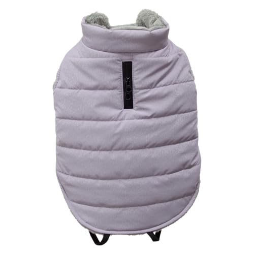 JACK AND VANILLA, Fleecejacke für Hunde, bequem und elegant, ideal für Spaziergänge und Momente der Entspannung, Größe XXL, lila Farbe, Modell 5Th Avenue Dogwalk von JACK AND VANILLA