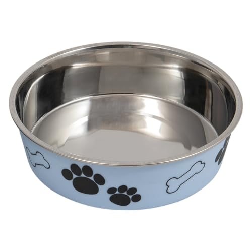 JACK AND VANILLA, Rutschfester Futternapf aus Edelstahl, Elegantes hellblaues Design, 610 ml Fassungsvermögen, 15 cm Durchmesser, ideal für Hunde und Katzen, Modell „Guten Appetit“. JACK AND VANILLA, Rutschfester Futternapf aus Edelstahl, Elegantes hellblaues Design, 610 ml Fassungsvermögen, 15 cm Durchmesser, ideal für Hunde und Katzen, Modell „Guten Appetit“. von JACK AND VANILLA