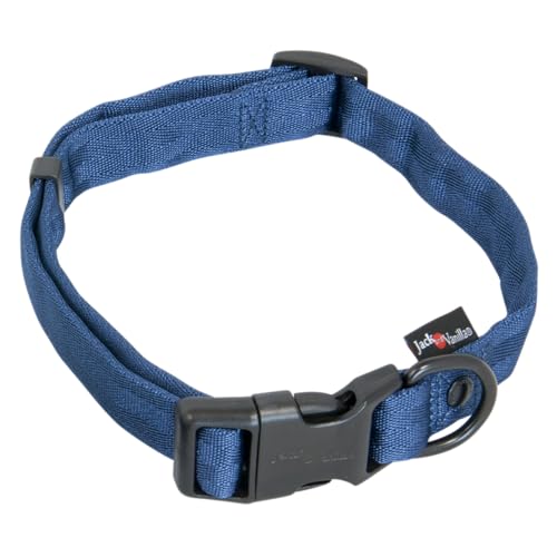 JACK AND VANILLA, Hundehalsband, Modell Comfort Tube Nylon, Farbe Blau, Größe 25 mm x 39-65 cm JACK AND VANILLA, Hundehalsband, Modell Comfort Tube Nylon, Farbe Blau, Größe 25 mm x 39-65 cm von JACK AND VANILLA