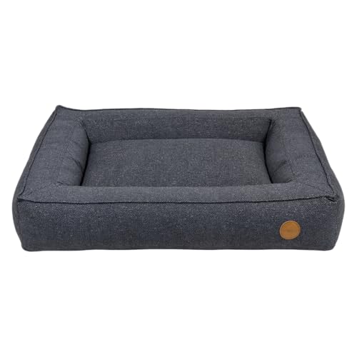JACK AND VANILLA - JV Hampton Orthopädisches Laufgitterbett für Hunde – Bequemer Korb mit Rand für Hunde mit empfindlichen Gelenken – Dunkelgrau, M, 80 x 65 cm JACK AND VANILLA - JV Hampton Orthopädisches Laufgitterbett für Hunde – Bequemer Korb mit Rand für Hunde mit empfindlichen Gelenken – Dunkelgrau, M, 80 x 65 cm von JACK AND VANILLA